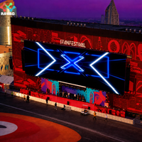 Écran LED extérieur étanche IP65 RAYBO P3.91, écran publicitaire LED, mur LED HD, mur vidéo LED pour festival de musique