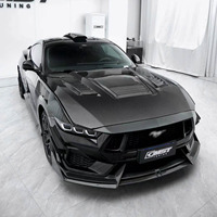Capot avant en fibre de carbone FRP de haute qualité pour Ford Mustang S650 (24-26) – Style CMST C – Nouvelle version améliorée – Vente chaude