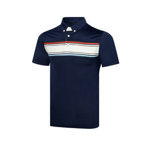 Polo de golf pour homme, coupe ajustée, impression personnalisée, haut de gamme, été 2026, séchage rapide, extensible, élasthanne, polyester, doux - Product Image 6