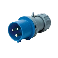 Boîte de distribution de prises industrielles 16A 220V 2P+E IP44 Bleu IEC 60309