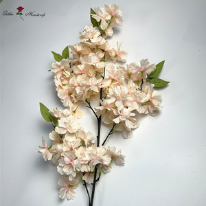 QSLH Ti46 Cành Hoa Anh Đào Mới 2022 Hoa Anh Đào Cây Hoa Anh Đào Nhân Tạo Trang Trí Đám Cưới - Product Image 1