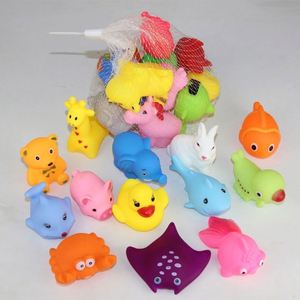 Vente directe usine : Jouets sonores en vinyle en forme d'éléphant pour le bain et les jeux aquatiques, petit canard jaune, emballage en sac filet, jouets sonores pour enfants - Product Image 4