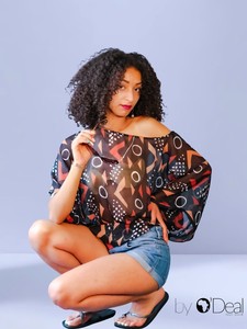 Robe <span class=keywords><strong>tunique</strong></span> <span class=keywords><strong>africaine</strong></span> à imprimé Bogolan pour femmes, en mousseline marron, tenue d'été, coupe personnalisable, motifs africains authentiques, <span class=keywords><strong>tunique</strong></span> tendance - Product Image 3