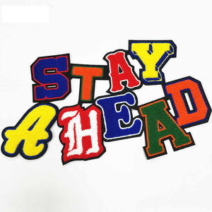 Tùy Chỉnh 3D Logo Kích Thước Lớn Khăn Chữ Truyền Nhiệt Sắt Trên <span class=keywords><strong>Chenille</strong></span> Các Bản Vá Lỗi Báo Chí Nhiệt Tùy Chỉnh <span class=keywords><strong>Chenille</strong></span> Thêu Các Bản Vá Lỗi - Product Image 5