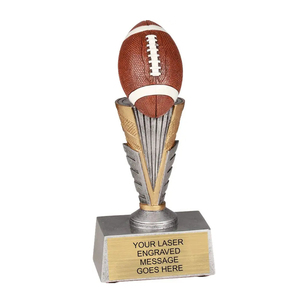 Trofeo de Fútbol de Resina Plateada Antigua Weivista, Premio para <span class=keywords><strong>Liga</strong></span> de Fantasía - Product Image 3