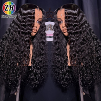 Perruque sans colle en cheveux humains vierges bouclés Jerry, dentelle frontale HD 13x4, densité 200%, pré-épilée et pré-décolorée pour femmes noires
