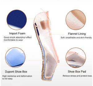 E5026 -03 Zapatos de Punta de Alta Calidad para Bailarina, de Satén, Absorbentes de Sudor y Resistentes a la Abrasión - Product Image 4