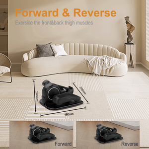 Entrenador cruzado elíptico compacto para entrenamiento de oficina en casa HSM, pantalla de Pedal antideslizante, resistencia magnética para escritorio de ejercicio sentado - Product Image 4