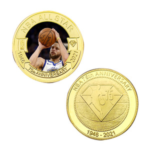Colección de Monedas Conmemorativas de la <span class=keywords><strong>NBA</strong></span> <span class=keywords><strong>ALL</strong></span> <span class=keywords><strong>STAR</strong></span>, Steph Curry, Jugador de Baloncesto, Regalos de Baloncesto, Regalos para Fanáticos del Deporte - Product Image 4