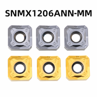 Lame de fraisage rapide robuste SNMX1206ANN-MM KB360 pour l'ébavurage de l'acier inoxydable, insert CNC