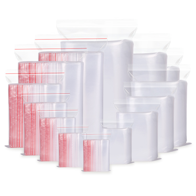 Transparent Zip Lock Bags Clear 2mil