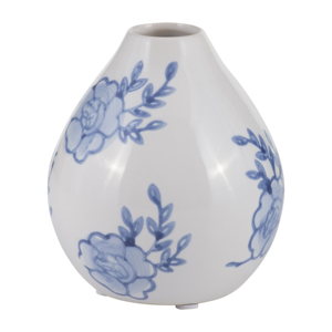 Ceramic Bud <b>Vase</b> <b>Small</b> Floral Design For Home Decor Living Room Bedroom Office Display - Product Image 2