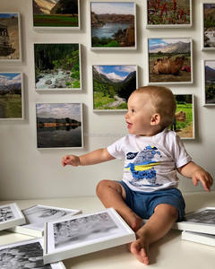 Bán Buôn Tường Nghệ Thuật Trang Trí Nội Thất Hiển Thị Hài Hước 20X20 Tường Khung Hình 8X8 Hộp Quà Tặng Khung Ảnh Vuông - Product Image 6