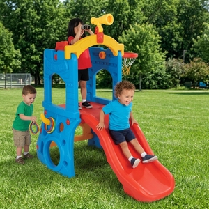 Ensemble de toboggan en plastique PE pour enfants, pour la garderie, la maison, la maternelle - Équipement de <span class=keywords><strong>jeu</strong></span> intérieur/extérieur pour les enfants de <span class=keywords><strong>18</strong></span> <span class=keywords><strong>mois</strong></span> à 6 ans - Product Image 3