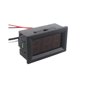 Dijital ampermetre DC 0-50A Amp metre akım ölçer DC 4-30V amper Tester monitör tarafından desteklenmektedir 0.56 "mavi LED ekran 50A şant ile - Product Image 5
