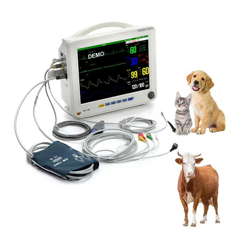 Attrezzatura medica portatile animali Vet Monitor veterinario Multi-parametro