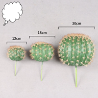 Cactus artificiel tropical Sky Ruler pour intérieur/extérieur, simulation de cactus en plastique en pot, ornements pour décorations de vitrine