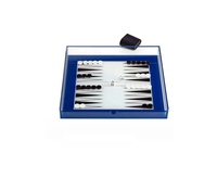 Jeu d'échecs de Backgammon en acrylique Lucite pour cadeaux Judaica