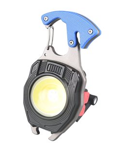 Wholesale OEM Carabiner COB <b>LED</b> Work Light USB Rechargeable Waterproof <b>Flashlight</b> with Bottle Opener for Outdoor Camping Emergen - Product Image 6