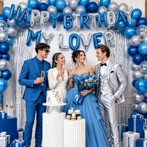 Single Birthday Shaped Helium Metallic Gold Letters and Number Foil <b>Balloon</b> for Easter Christmas Halloween Party <b>Decoration</b> - Product Image 5