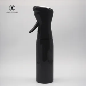 Garrafa de água contínua vazia 330ml, dispensador de álcool, garrafa de spray para barbeiro, garrafa de spray para salão de beleza, bomba de plástico de 350ml, névoa