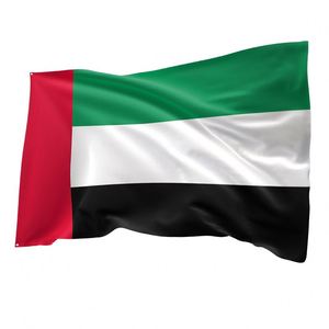 Drapeaux fanions en soie 3x5 personnalisés de haute qualité, imprimés numériquement, pour l'assurance automobile, l'agriculture, tous pays, y compris les Émirats arabes unis - Product Image 2