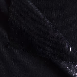 Haute Qualité Mode Sublimation Broderie Plat Chevauchement Partout <span class=keywords><strong>Rouge</strong></span> Rayures Sequin Tissu Pour Robes De Mariée - Product Image 2