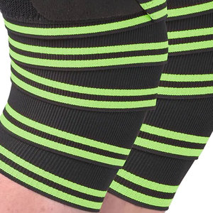 En gros, Bandes de genou en néoprène élastiques robustes, personnalisables en couleur et avec logo, pour fitness, powerlifting, haltérophilie et musculation en salle de sport - Product Image 4