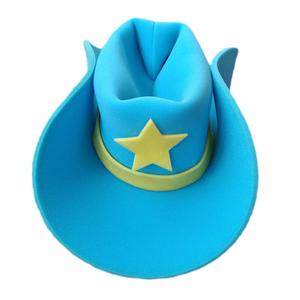 Cappelli da cowboy e da cowgirl divertenti in spugna per feste di Carnevale - Product Image 1