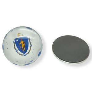 Aimants de réfrigérateur en verre personnalisés avec logo et photo, accessoires de décoration pour la maison, cadeau DIY - Product Image 3