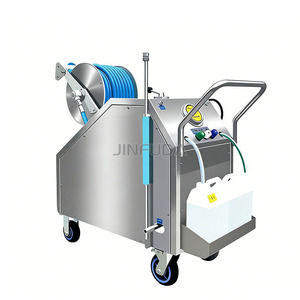 Machine de nettoyage mobile industrielle <span class=keywords><strong>haute</strong></span> <span class=keywords><strong>pression</strong></span> 250 bars pour la désinfection et le pulvérisation de mousse contre les taches d'huile lourde - Product Image 2