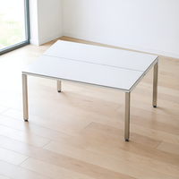 Bureau pour 2 Personnes, Table d'Ordinateur 120x120x75cm, Bureau de Travail Double Face Longue pour un Optimisation Optimale de l'Espace au Sol