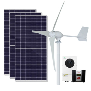 5KW gió lai năng lượng mặt trời Máy phát điện năng lượng mặt trời hệ thống tuabin gió 20 <span class=keywords><strong>kW</strong></span> với LiFePO4 Pin - Product Image 1