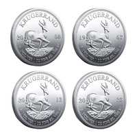 Moneda Conmemorativa Clásica Sudafricana Krugerrand, Diseño de Paul Kruger y Springbok, Artesanía en Metal, Recuerdo Coleccionable, Regalo