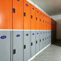 Casier électronique à 2 compartiments en PVC et ABS, résistant à la rouille, étanche, pour piscine, salle de sport, personnel, conforme à la norme ROHS
