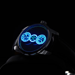 OEM yeux <span class=keywords><strong>Gemini</strong></span> étoile roue forte lumineuse créative mécanique montre pour hommes traitement conception de montre personnalisée - Product Image 2