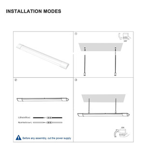 Đèn <span class=keywords><strong>Led</strong></span> Tuyến Tính Chiếu Sáng Công Nghiệp Thương Mại Hiệu Quả Về Chi Phí 40W 1200Mm - Product Image 3