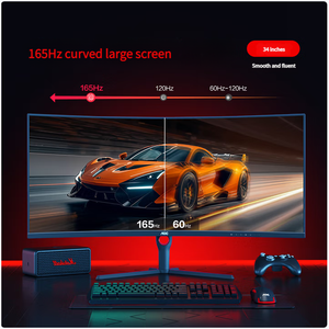 จอเกมมิ่ง AOC CU34G10X ขนาด 34 นิ้ว ความละเอียดใกล้เคียง 4K แบบโค้ง ความละเอียดสูงพิเศษ อัลตร้าไวด์สกรีน อัตราส่วนภาพ 21:9 WQHD 165Hz ปรับได้และหมุนได้ - Product Image 2