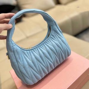 Borsa da Donna di Lusso Plissettata con Etichetta Privata, Borsa Sottospalla <span class=keywords><strong>Matelassé</strong></span> Personalizzata, Versatile Borsa a Tracolla in Pelle PU - Product Image 6