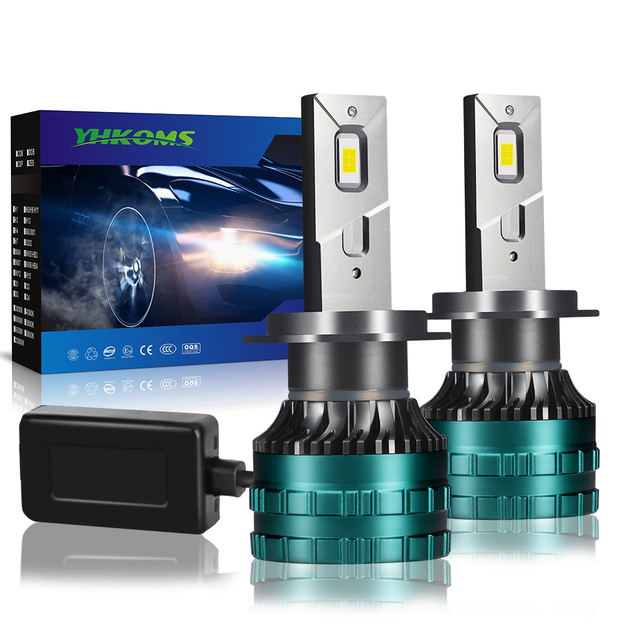 YHKOMS High Quality F7 60W 4800lm 6000k CSP Auto Lamp 5202 LED Headlight for Auto Lighting System H1 H3 H4 H7 H11 9004 9007 HB3