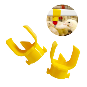 YYX LM-50-1 Abbeveratoio per Polli all'Ingrosso, Linea d'Acqua per Pollame, Tubo Rotondo da 22mm, Abbeveratoi a Nipplo con Fibbia a Card per Galline - Product Image 1