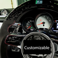 Ajuste para Porsche GT2,GT2RS,GT3,GT3RS, GT4,Cayenne,Macan,Panamera 991/997, actualización de volante de carbono forjado con pantalla LED
