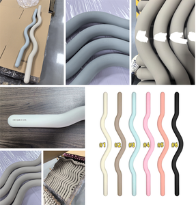 Barre d'haltères en silicone avec logo personnalisé unisexe, vente directe du fabricant, équipement de musculation - Product Image 3