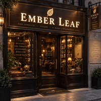Enseigne LED extérieure étanche en acier inoxydable avec lettres 3D à canal lumineux pour devanture de magasin et enseigne de magasin de tabac