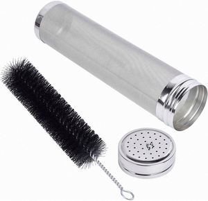 Filtro de Malla de Acero Inoxidable de 300 Micras para Cerveza Artesanal, Filtro de <span class=keywords><strong>Lúpulo</strong></span> Seco Akamino con Cerdas de Nailon para Elaboración Casera de Cerveza - Product Image 2