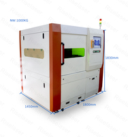 Mini machine de découpe laser en laiton prix haute qualité petite CNC 1000W fibre métal, acier inoxydable, aluminium