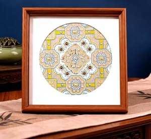 XIXI Peinture Diamant 5D Perle Acrylique Complète, Élégant Artisanat DIY avec Cadre pour Décoration de Salon - Product Image 3
