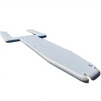 Plateforme flottante gonflable InflaToGo en PVC, île flottante, SUP, utilisation en eau de mer, capacité 100-500 kg