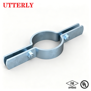 ตัวหนีบยึดท่อชุบสังกะสี UTT50 FM UL Certified สำหรับยึดท่อป้องกันการสั่นสะเทือนจากแผ่นดินไหว และระบบ HVAC และระบบดับเพลิง - Product Image 3