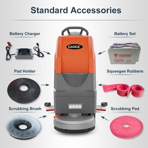 GAOGE F530 Commercial <b>Walk</b> Behind Floor Scrubber Dryer Floor Scrubber <b>Machine</b> Battery Powered 530mm for Mall Warehouse - Product Image 5